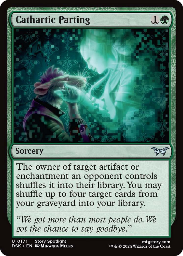 Image for Cathartic Parting (171) [Duskmourn: House of Horror] - Magic: The Gathering