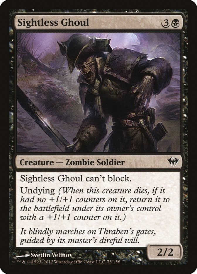 Sightless Ghoul (73) [Dark Ascension]