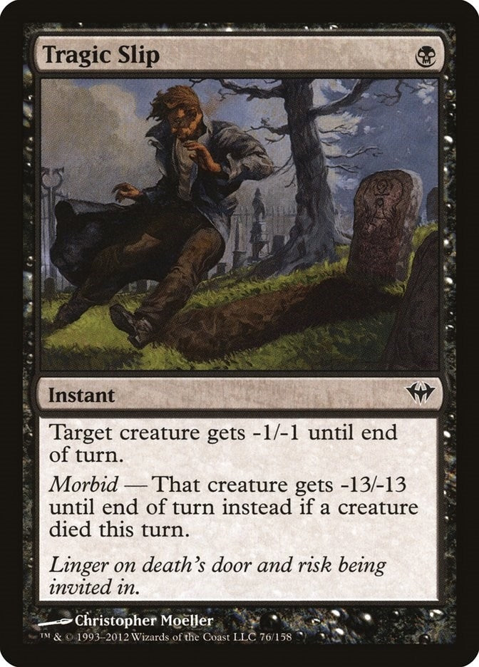 Image for Tragic Slip (76) [Dark Ascension] - Magic: The Gathering