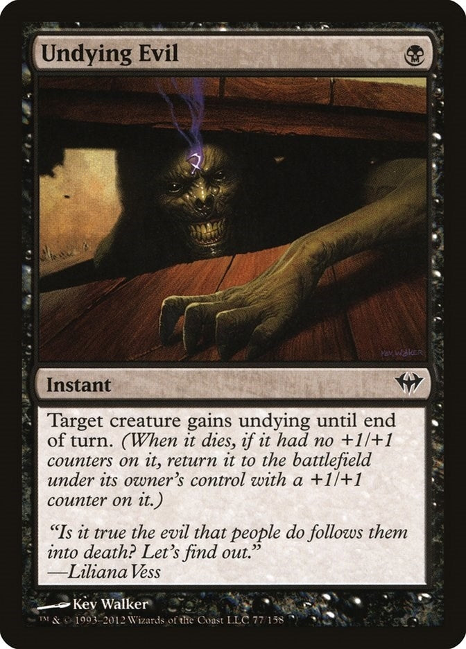 Image for Undying Evil (77) [Dark Ascension] - Magic: The Gathering