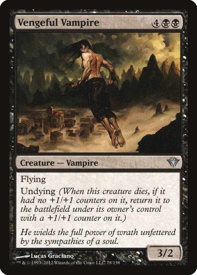 Image for Vengeful Vampire (78) [Dark Ascension] - Magic: The Gathering