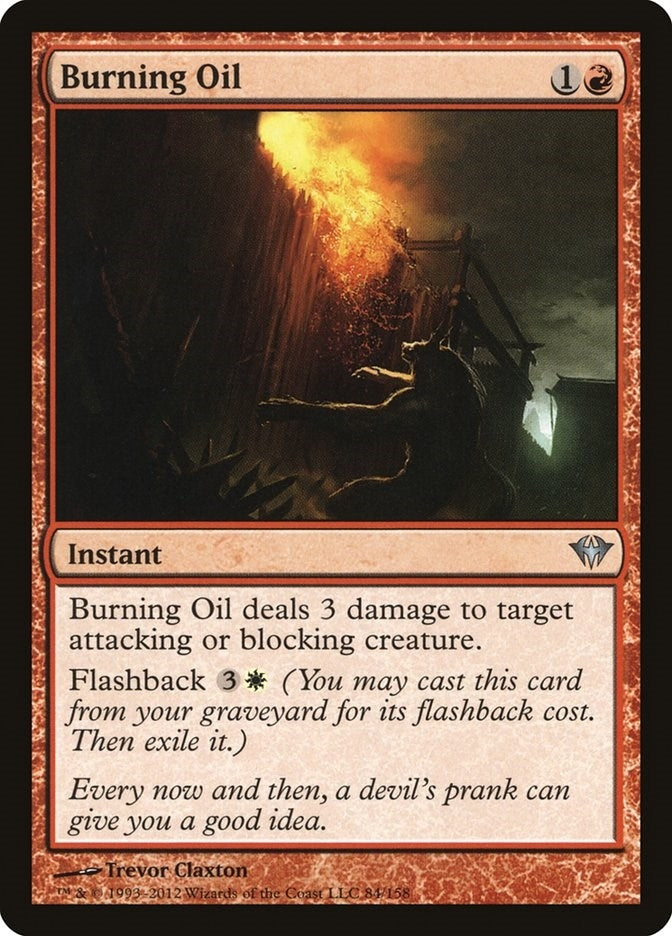 Image for Burning Oil (84) [Dark Ascension] - Magic: The Gathering