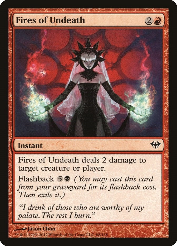 Image for Fires of Undeath (88) [Dark Ascension] - Magic: The Gathering