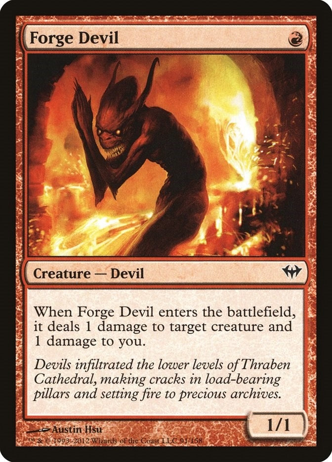 Image for Forge Devil (91) [Dark Ascension] - Magic: The Gathering