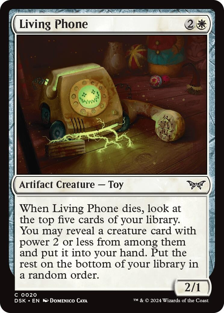 Image for Living Phone (20) [Duskmourn: House of Horror] - Magic: The Gathering