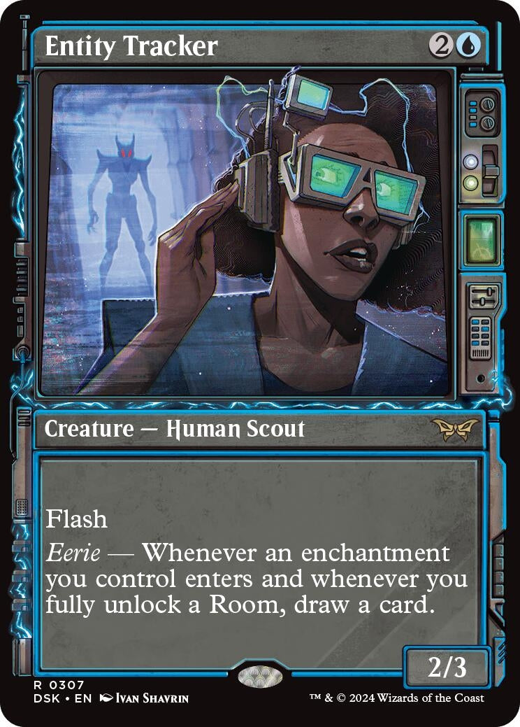 Image for Entity Tracker (Showcase) (307) [Duskmourn: House of Horror] - Magic: The Gathering