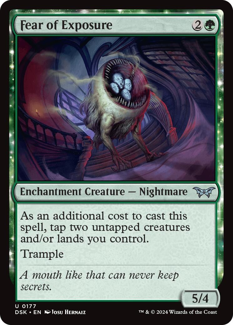 Image for Fear of Exposure (177) [Duskmourn: House of Horror] - Magic: The Gathering