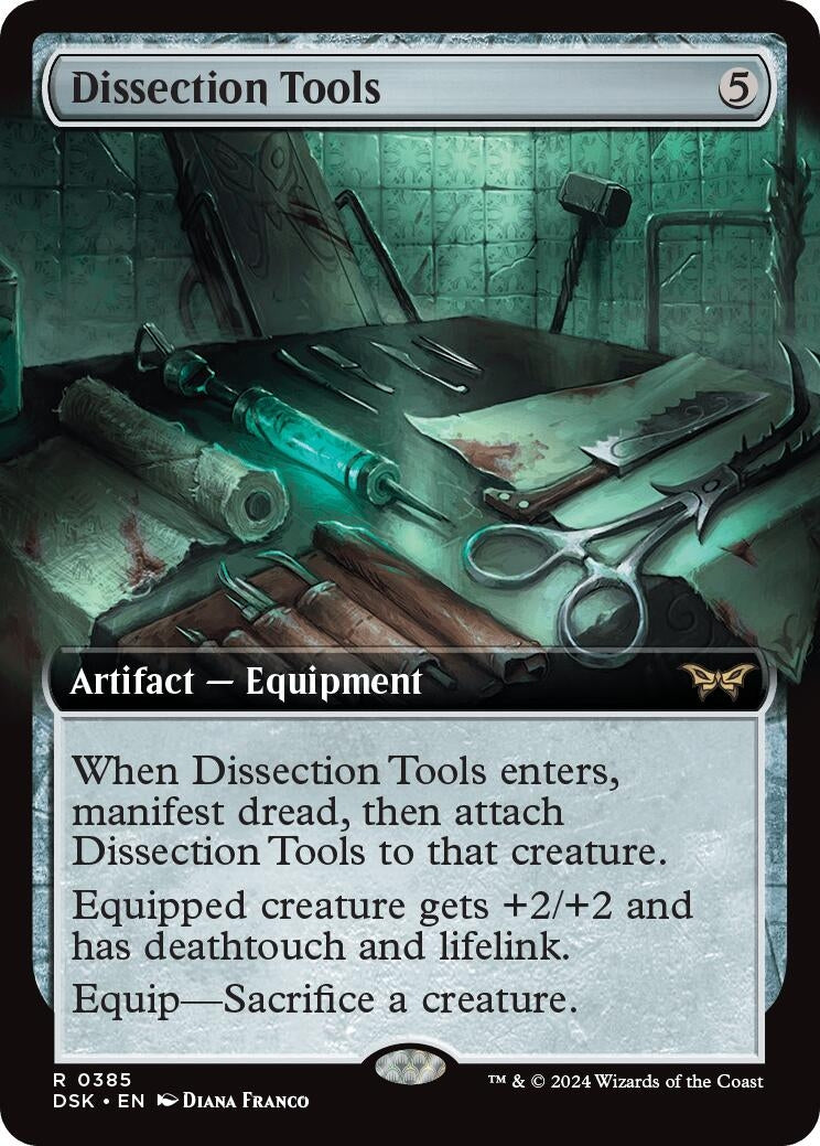 Image for Dissection Tools (Extended Art) (385) [Duskmourn: House of Horror] - Magic: The Gathering