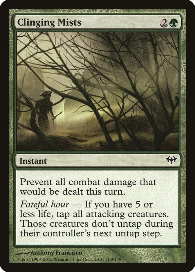 Image for Clinging Mists (109) [Dark Ascension] - Magic: The Gathering