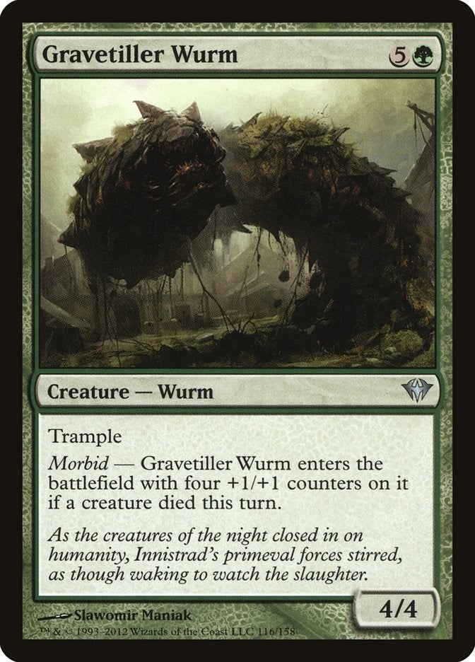 Image for Gravetiller Wurm (116) [Dark Ascension] - Magic: The Gathering