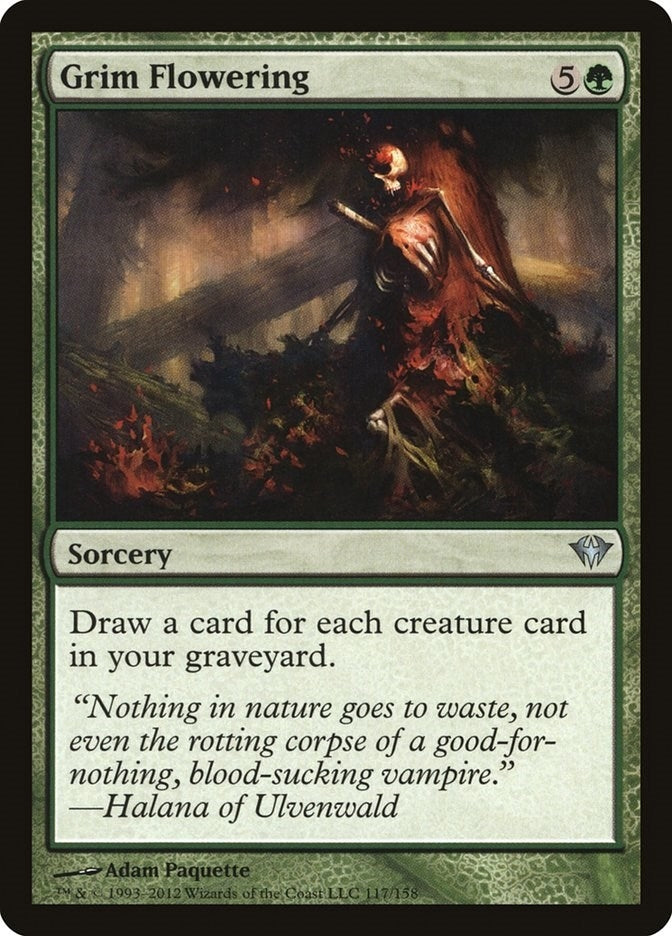 Image for Grim Flowering (117) [Dark Ascension] - Magic: The Gathering