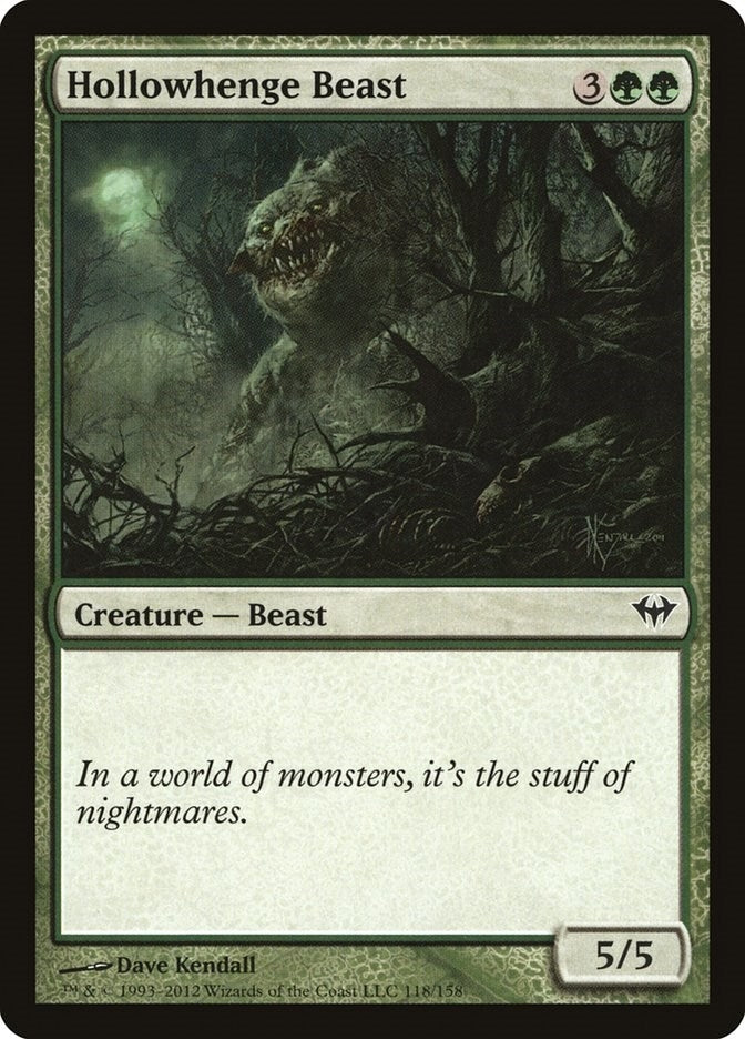 Image for Hollowhenge Beast (118) [Dark Ascension] - Magic: The Gathering
