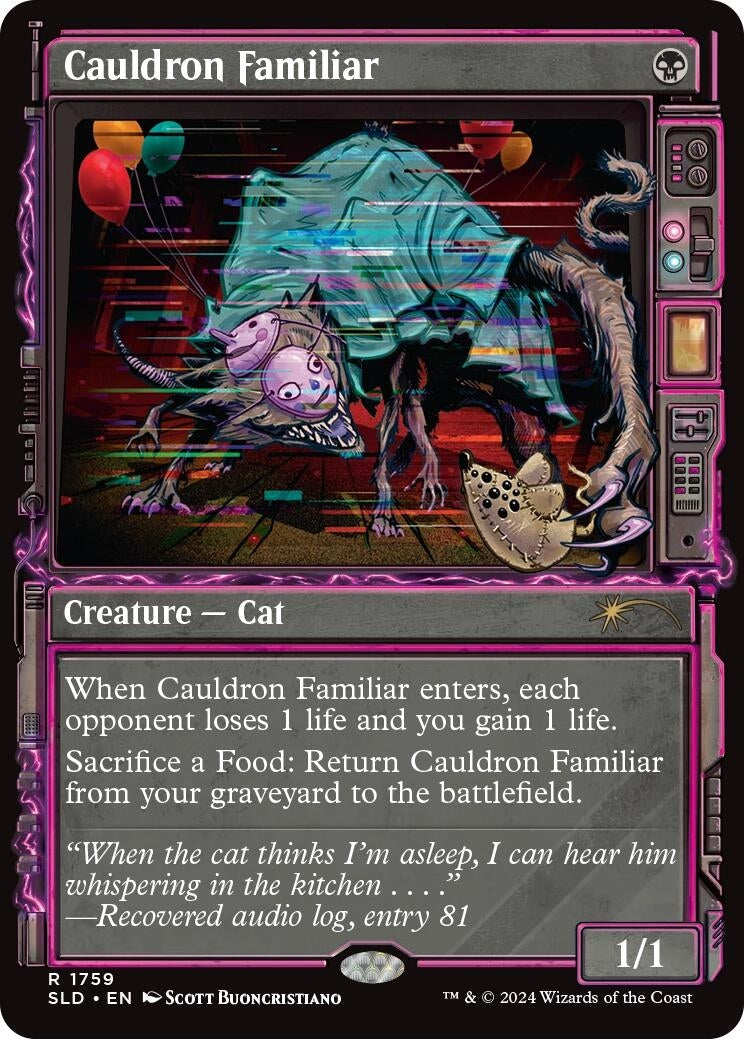 Image for Cauldron Familiar (1759) [Secret Lair Drop Series] - Magic: The Gathering