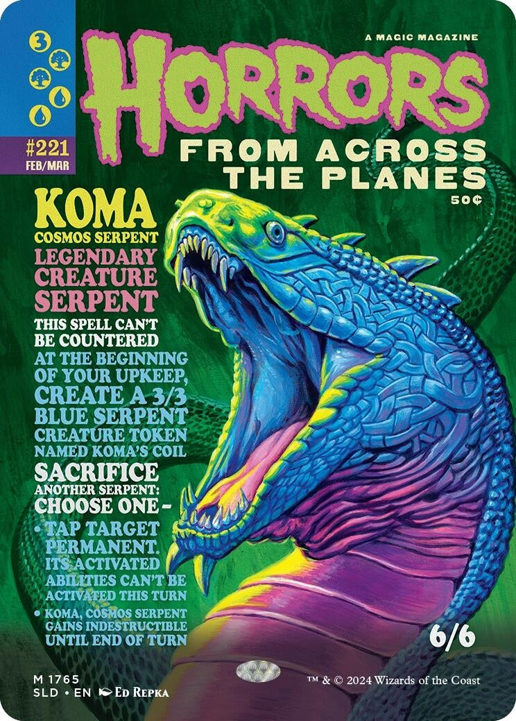 Image for Koma, Cosmos Serpent (1765) [Secret Lair Drop Series] - Magic: The Gathering