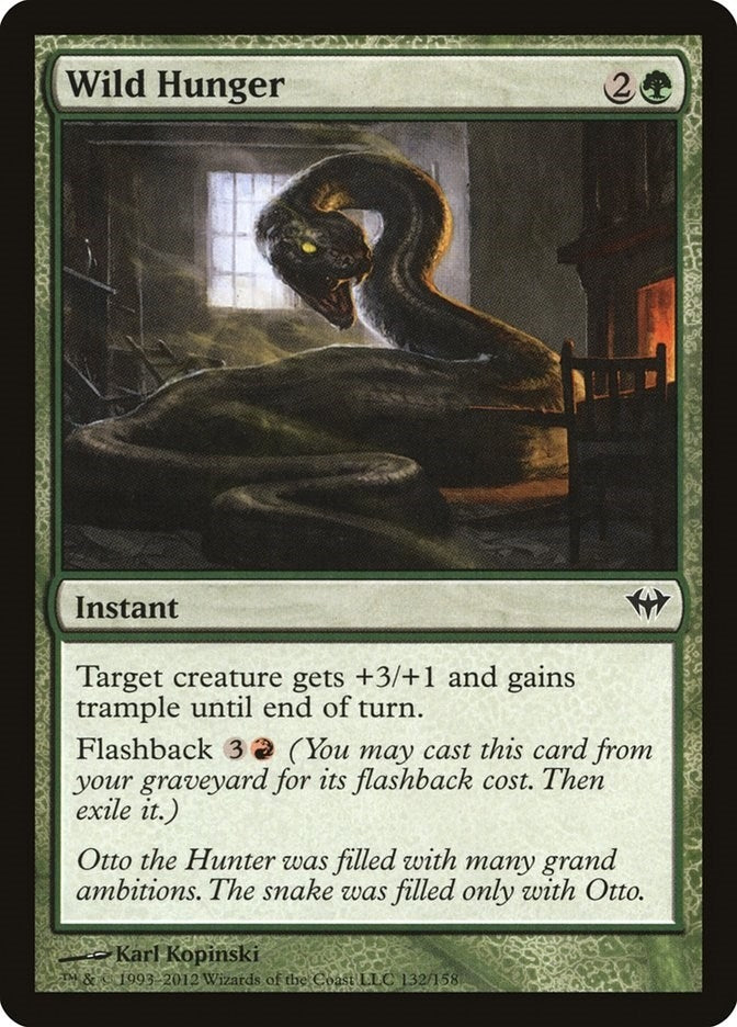 Image for Wild Hunger (132) [Dark Ascension] - Magic: The Gathering
