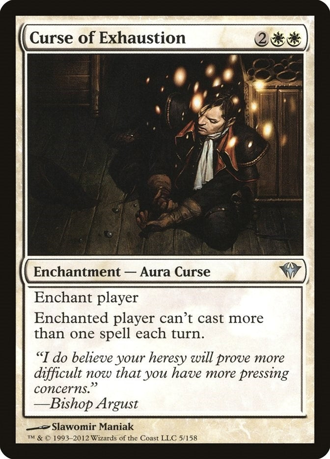Image for Curse of Exhaustion (5) [Dark Ascension] - Magic: The Gathering