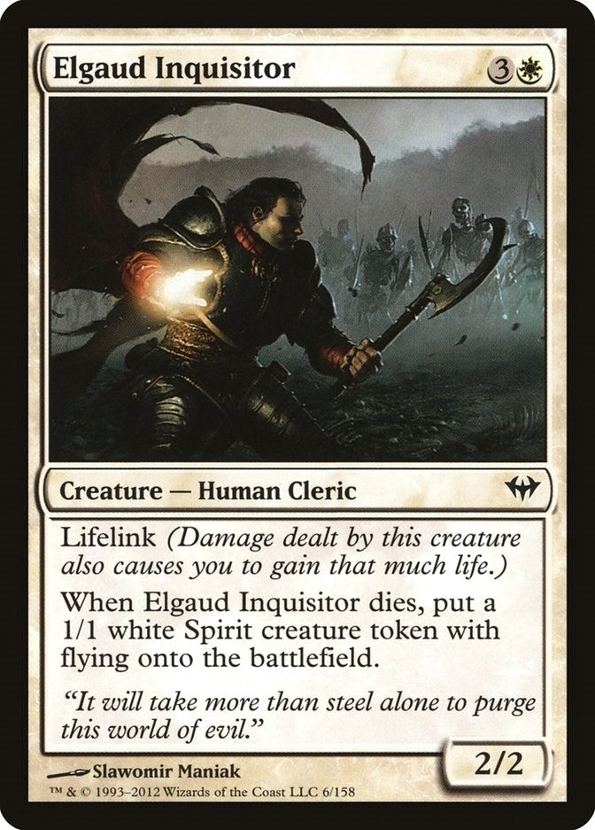 Image for Elgaud Inquisitor (6) [Dark Ascension] - Magic: The Gathering