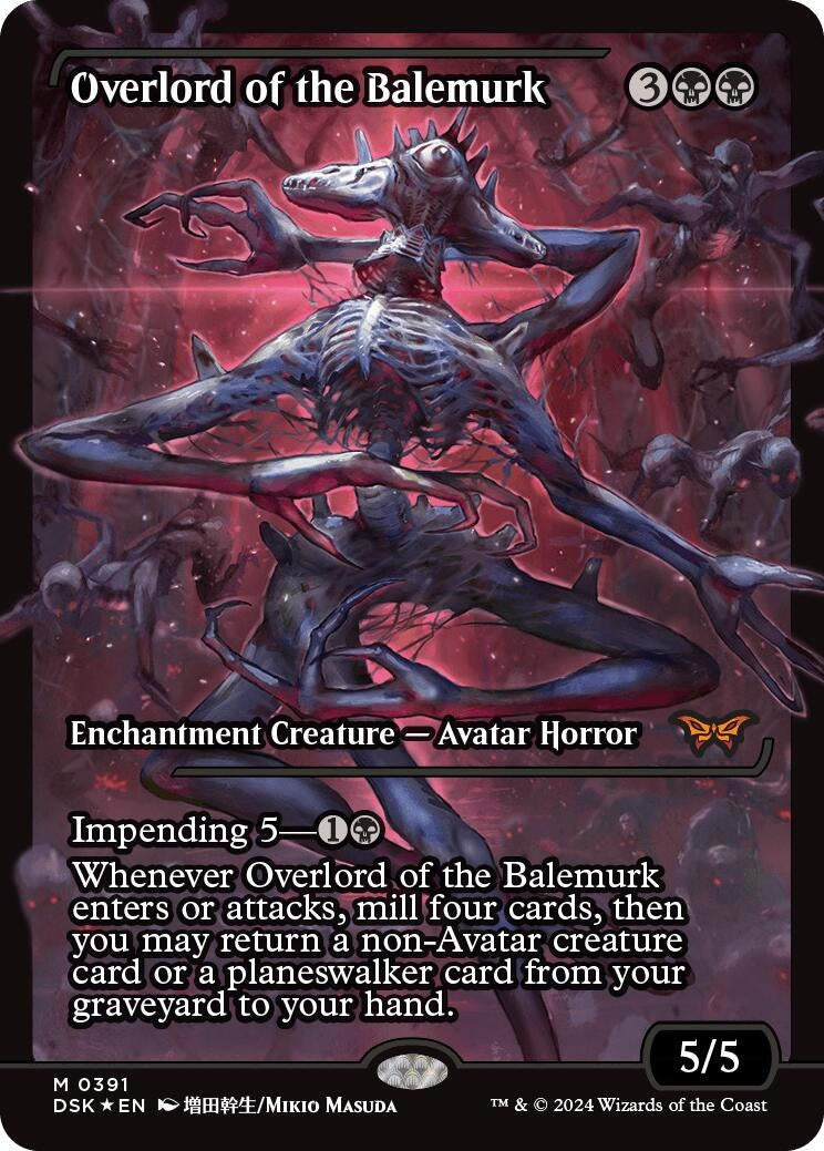Image for Overlord of the Balemurk (Showcase) (391) [Duskmourn: House of Horror] - Magic: The Gathering