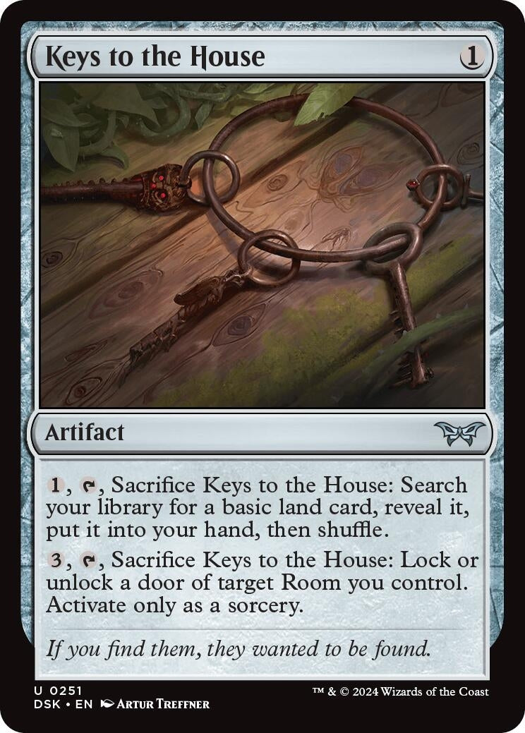 Image for Keys to the House (251) [Duskmourn: House of Horror] - Magic: The Gathering