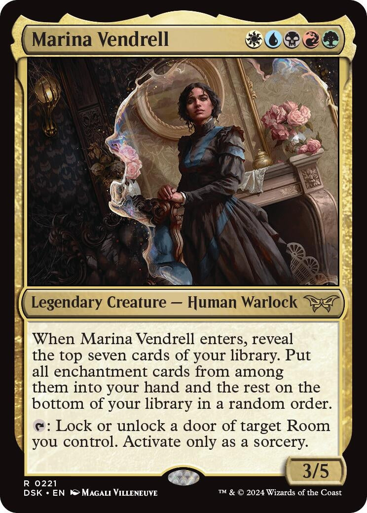 Image for Marina Vendrell (221) [Duskmourn: House of Horror] - Magic: The Gathering