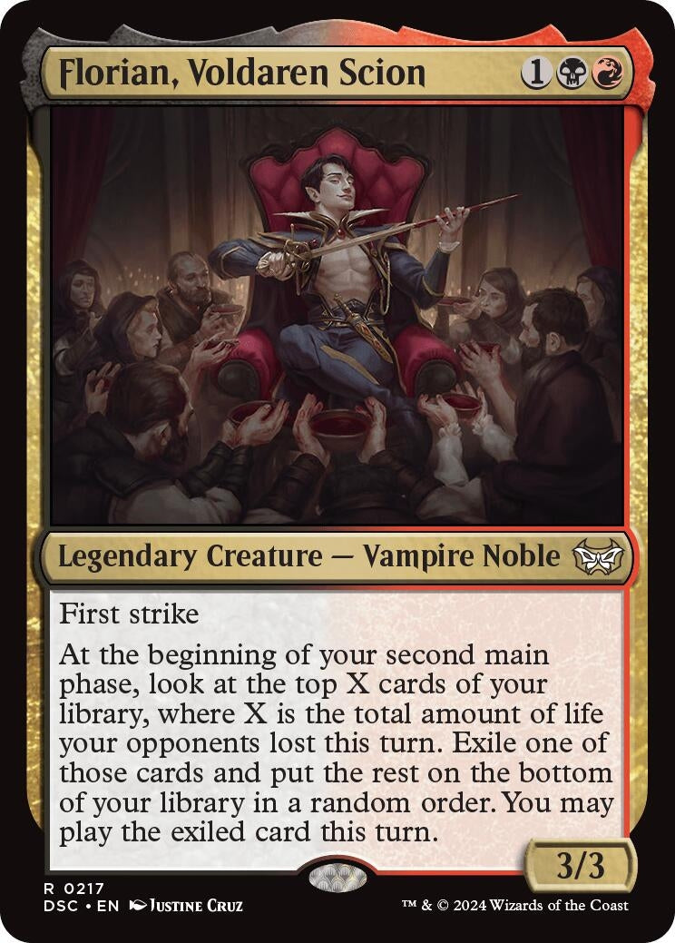 Image for Florian, Voldaren Scion (217) [Duskmourn: House of Horror] - Magic: The Gathering