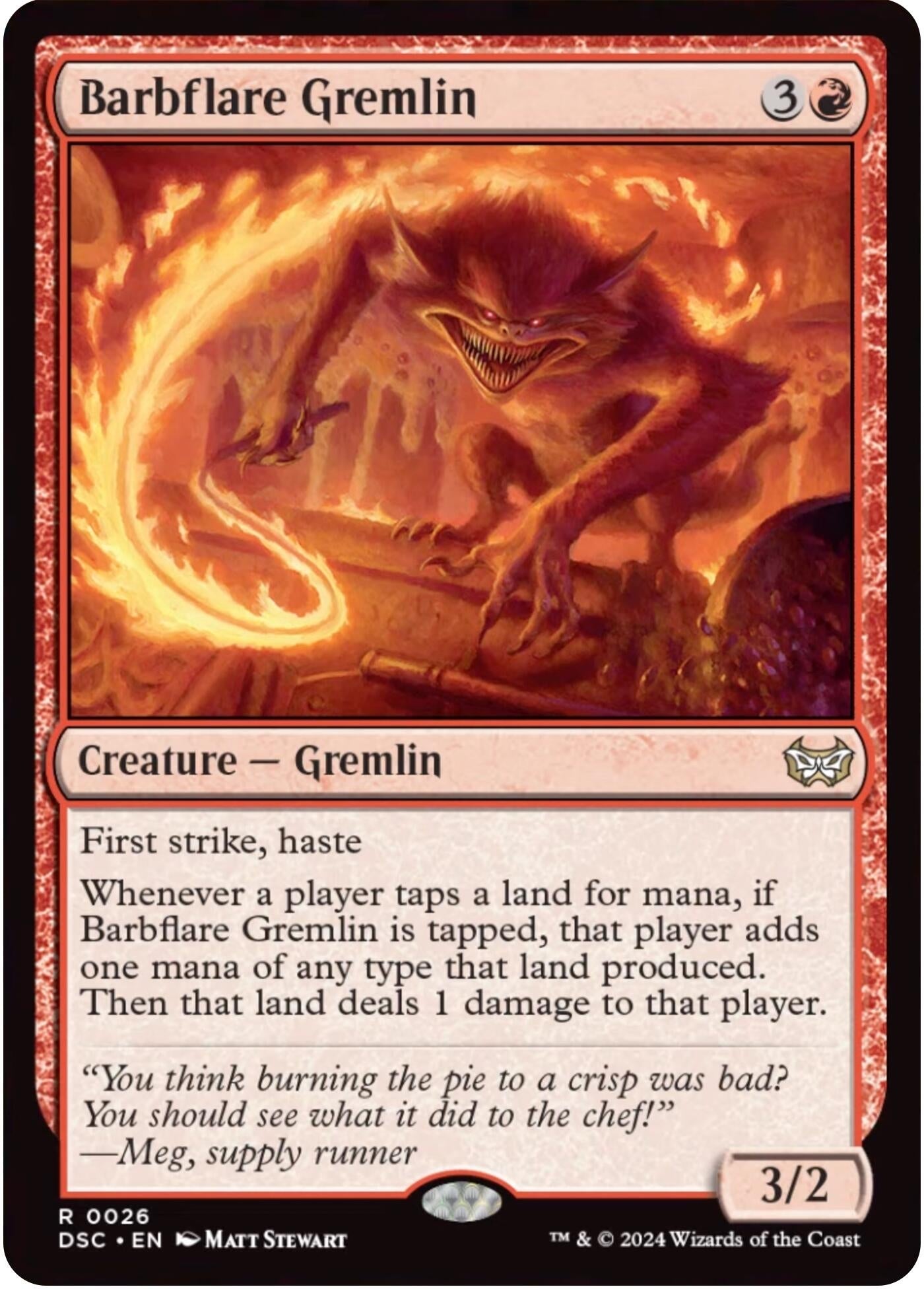 Image for Barbflare Gremlin (26) [Duskmourn: House of Horror] - Magic: The Gathering