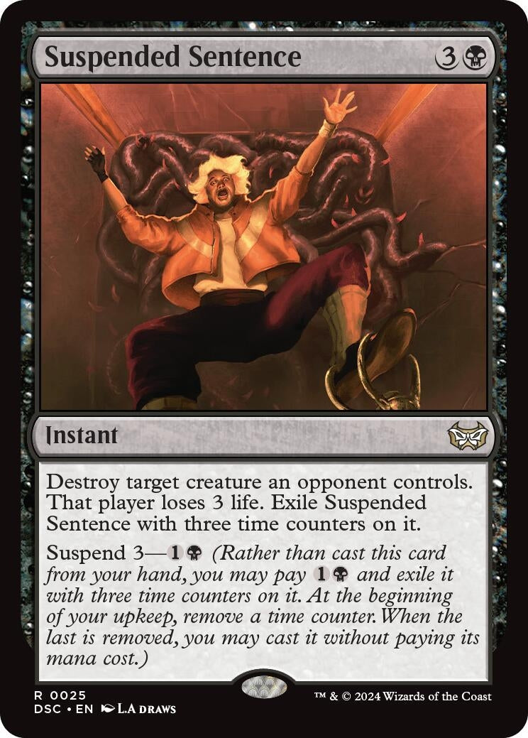 Image for Suspended Sentence (25) [Duskmourn: House of Horror] - Magic: The Gathering