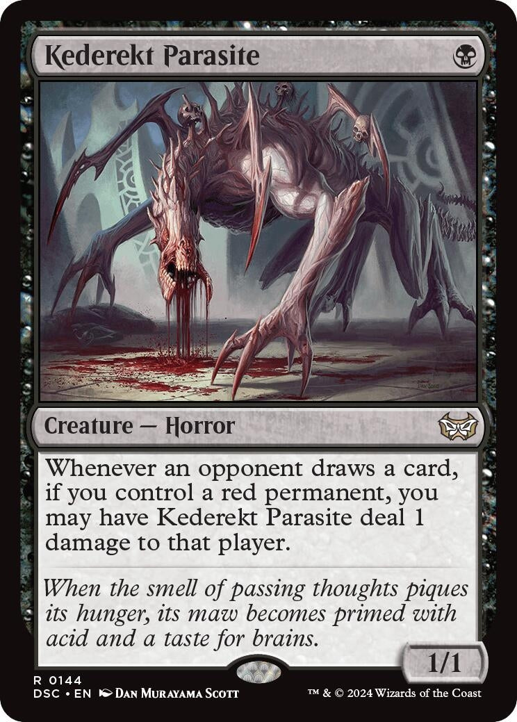 Image for Kederekt Parasite (144) [Duskmourn: House of Horror] - Magic: The Gathering
