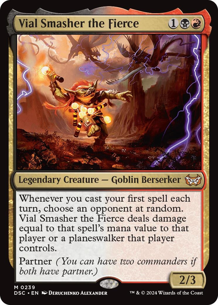 Image for Vial Smasher the Fierce (239) [Duskmourn: House of Horror] - Magic: The Gathering