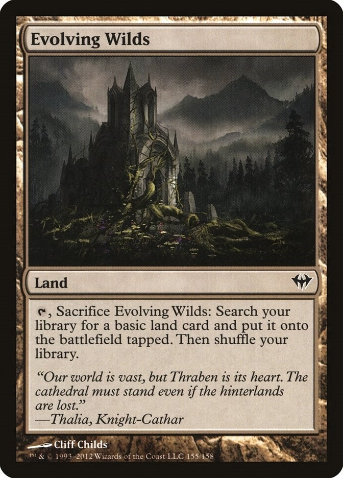 Image for Evolving Wilds (155) [Dark Ascension] - Magic: The Gathering