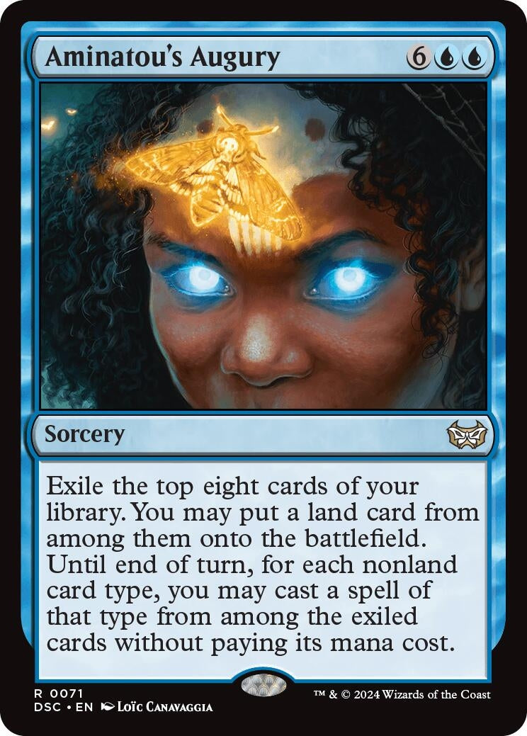 Image for Aminatou's Augury (71) [Duskmourn: House of Horror] - Magic: The Gathering
