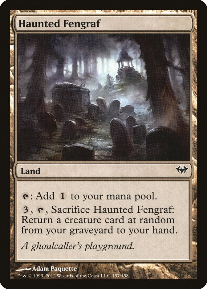 Image for Haunted Fengraf (157) [Dark Ascension] - Magic: The Gathering