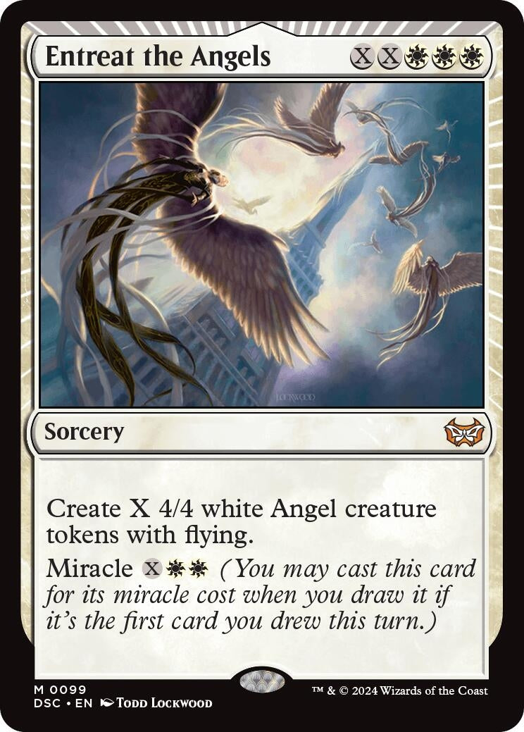 Image for Entreat the Angels (99) [Duskmourn: House of Horror] - Magic: The Gathering