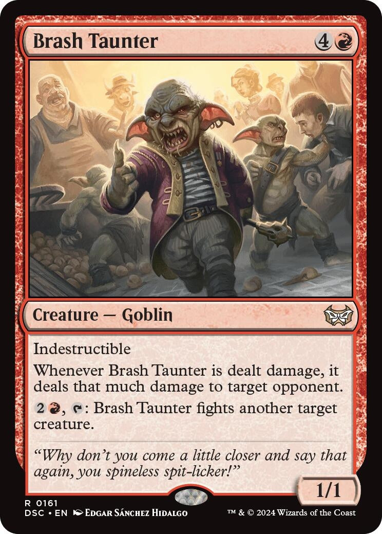 Image for Brash Taunter (161) [Duskmourn: House of Horror] - Magic: The Gathering