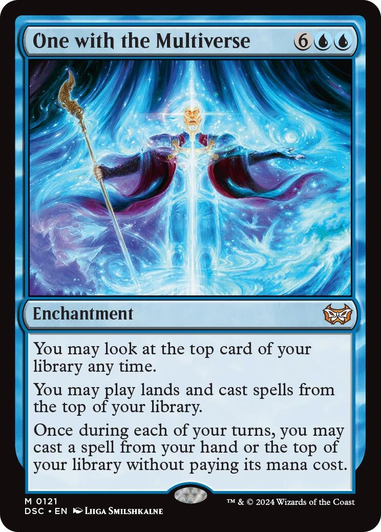 Image for One with the Multiverse (121) [Duskmourn: House of Horror] - Magic: The Gathering
