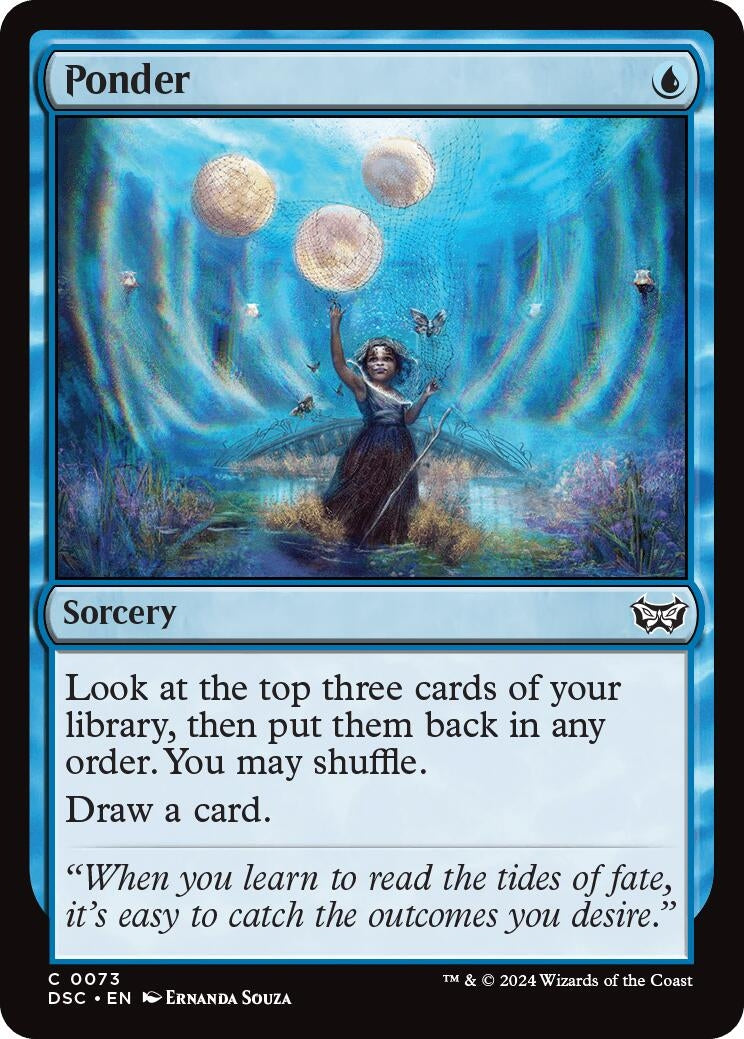 Image for Ponder (73) [Duskmourn: House of Horror] - Magic: The Gathering