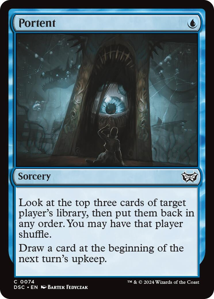 Image for Portent (74) [Duskmourn: House of Horror] - Magic: The Gathering