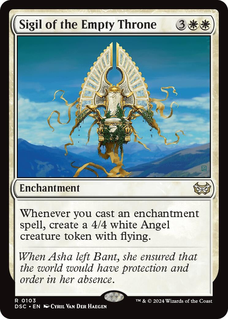 Image for Sigil of the Empty Throne (103) [Duskmourn: House of Horror] - Magic: The Gathering