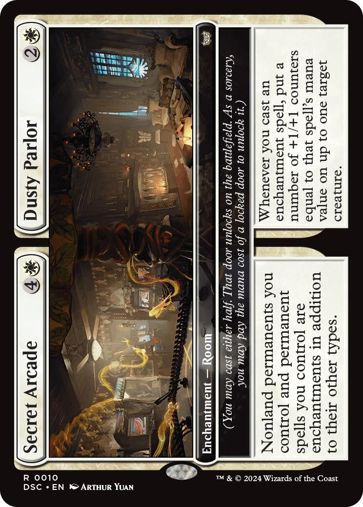 Image for Secret Arcade // Dusty Parlor (10) [Duskmourn: House of Horror] - Magic: The Gathering