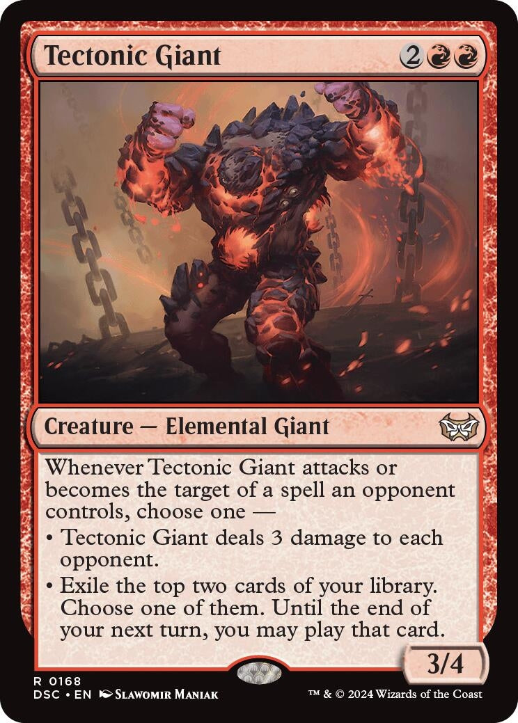 Image for Tectonic Giant (168) [Duskmourn: House of Horror] - Magic: The Gathering