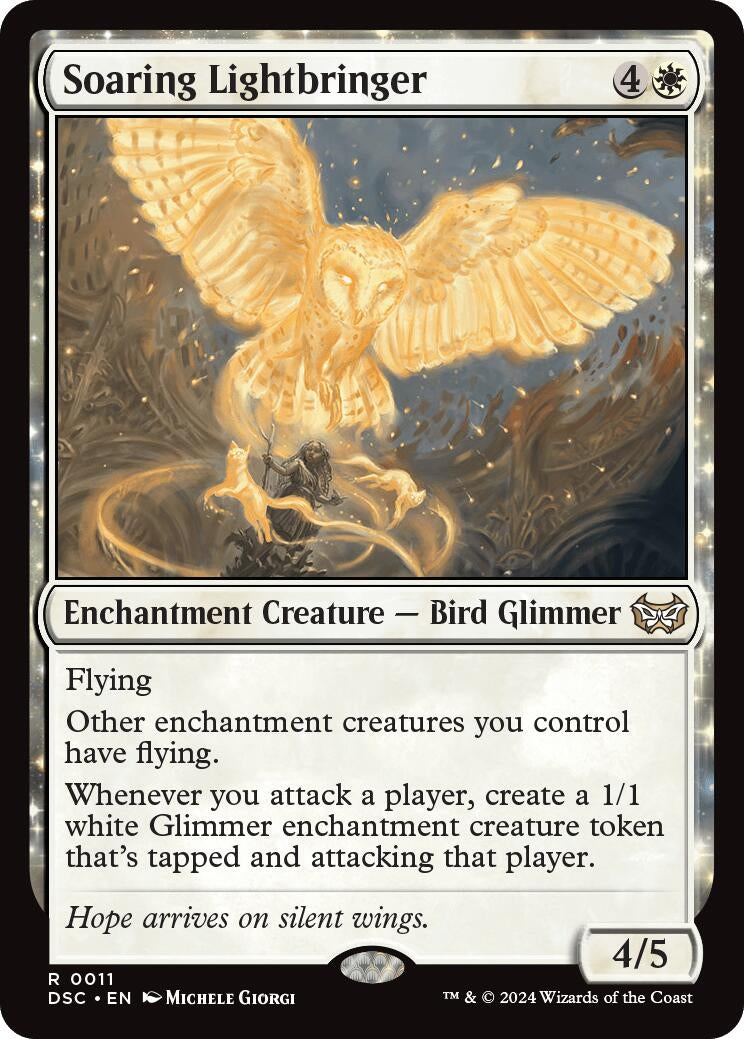 Image for Soaring Lightbringer (11) [Duskmourn: House of Horror] - Magic: The Gathering