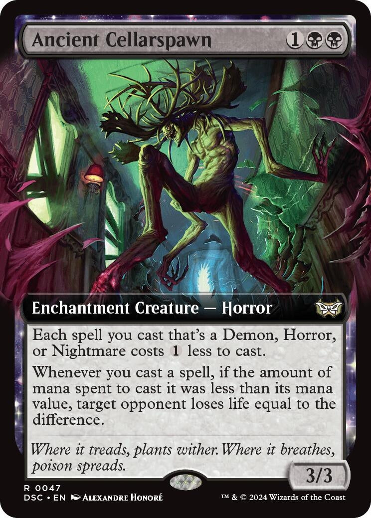 Image for Ancient Cellarspawn (Extended Art) (47) [Duskmourn: House of Horror] - Magic: The Gathering