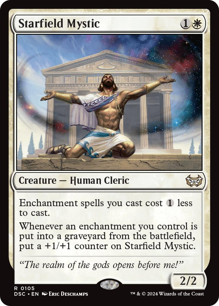 Image for Starfield Mystic (105) [Duskmourn: House of Horror] - Magic: The Gathering