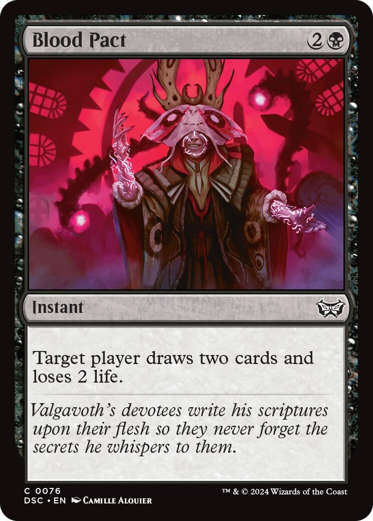 Image for Blood Pact (76) [Duskmourn: House of Horror] - Magic: The Gathering