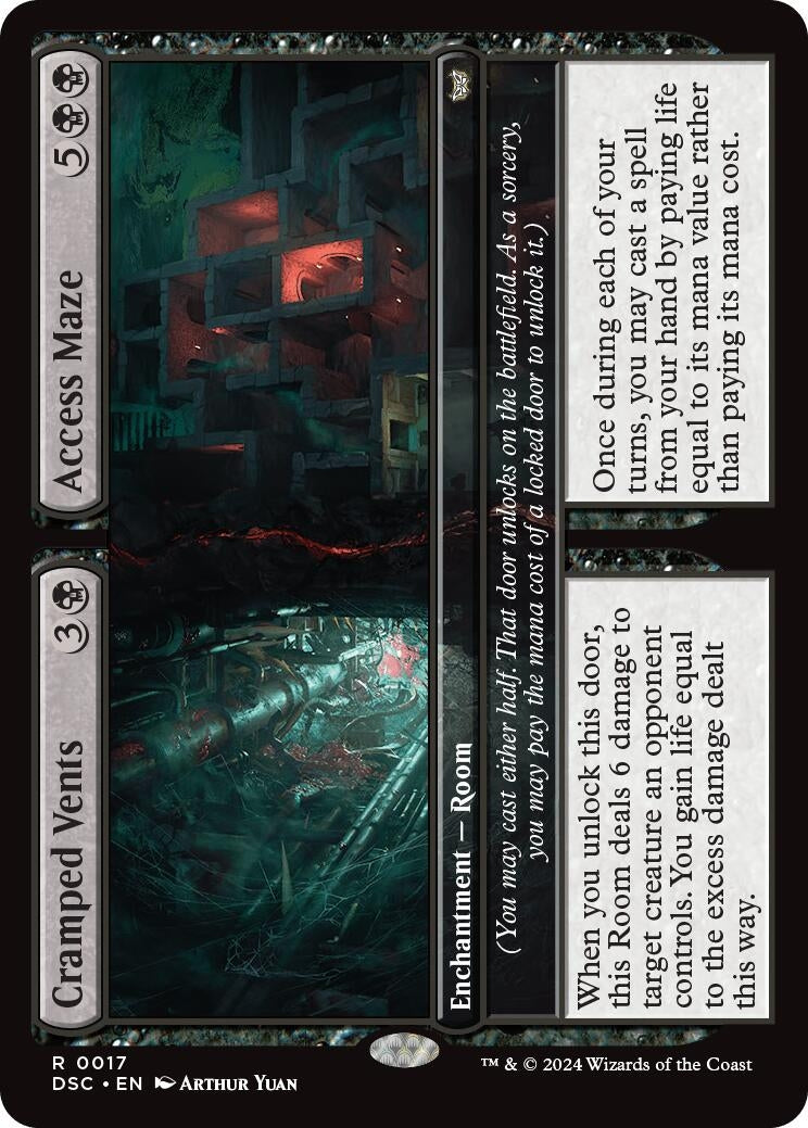 Image for Cramped Vents // Access Maze (17) [Duskmourn: House of Horror] - Magic: The Gathering