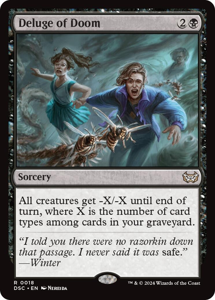 Image for Deluge of Doom (18) [Duskmourn: House of Horror] - Magic: The Gathering
