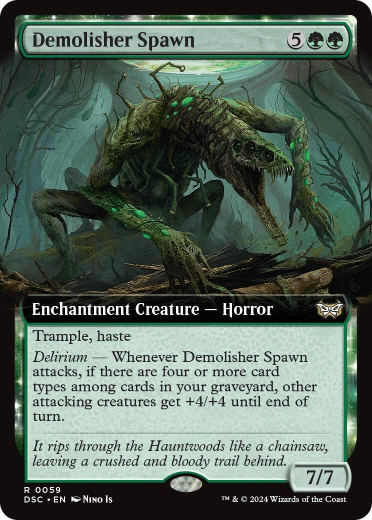 Image for Demolisher Spawn (Extended Art) (59) [Duskmourn: House of Horror] - Magic: The Gathering