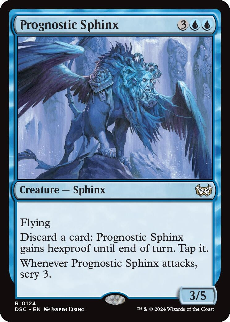 Image for Prognostic Sphinx (124) [Duskmourn: House of Horror] - Magic: The Gathering