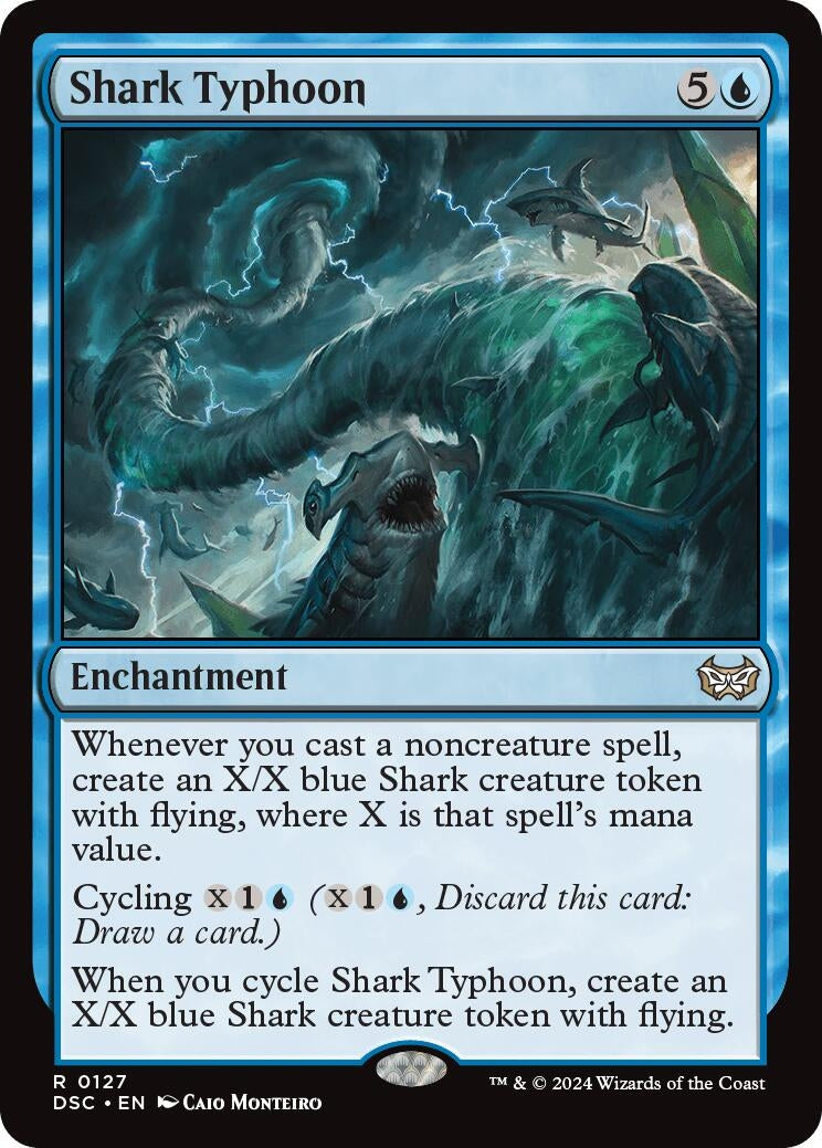 Image for Shark Typhoon (127) [Duskmourn: House of Horror] - Magic: The Gathering