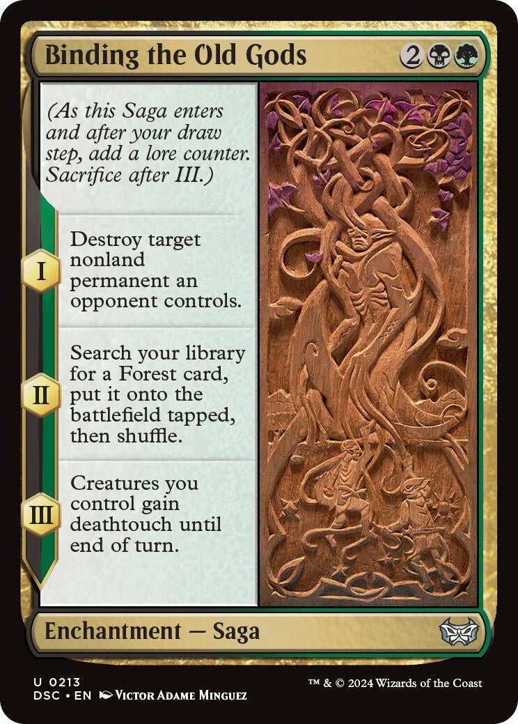 Image for Binding the Old Gods (213) [Duskmourn: House of Horror] - Magic: The Gathering